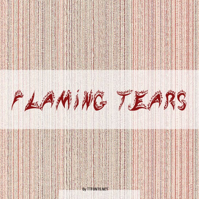 Flaming Tears example